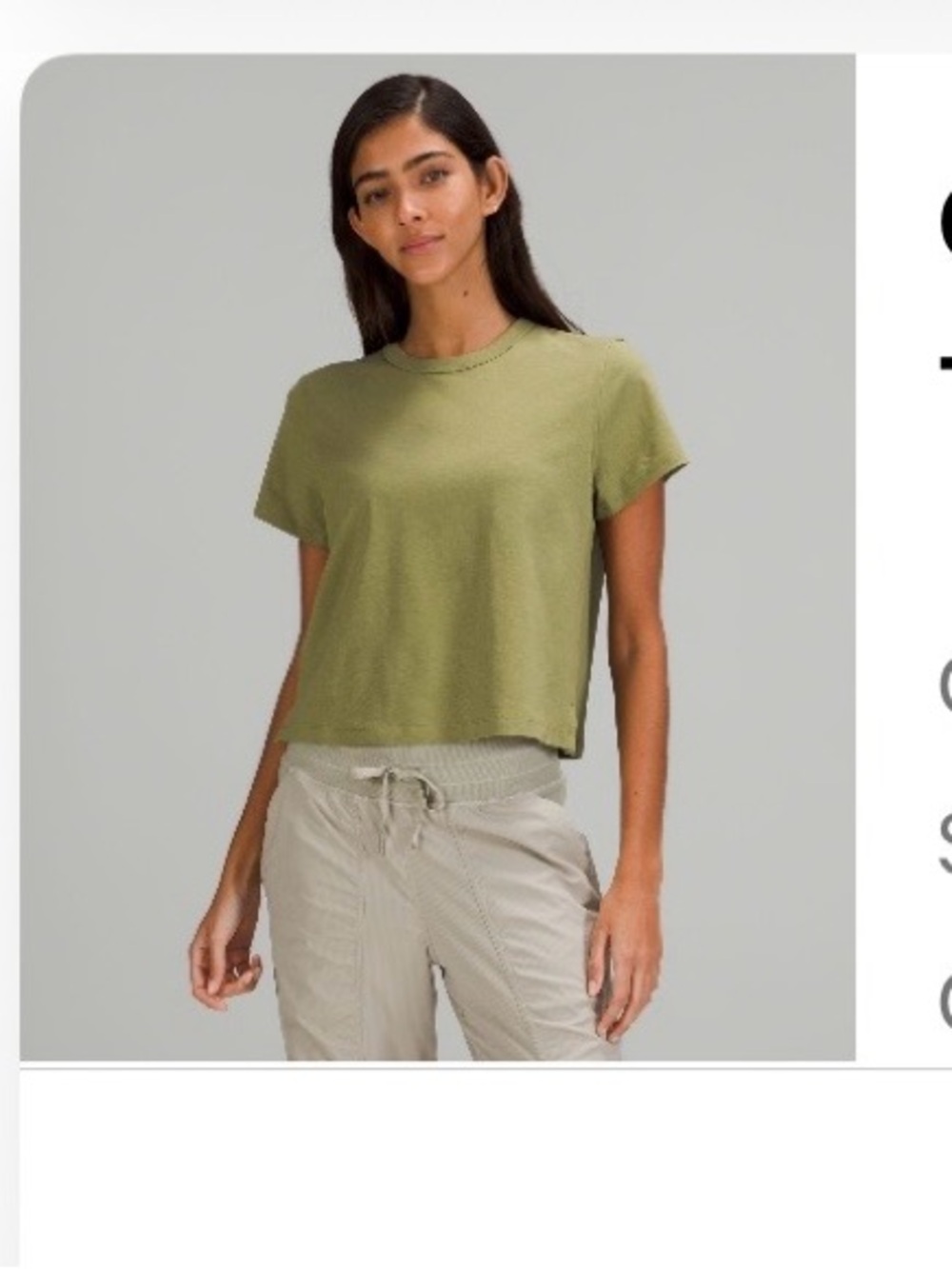 lululemon Classic-Fit Cotton-Blend
T-Shirt
Colour Bronze Green